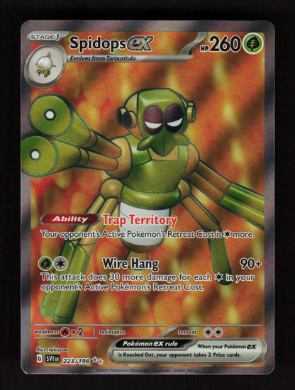 Spidops ex 223/198 - Ultra Rare - Scarlet & Violet Base Set