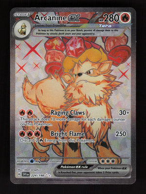 Arcanine ex 224/198 - Ultra Rare - Scarlet & Violet Base Set