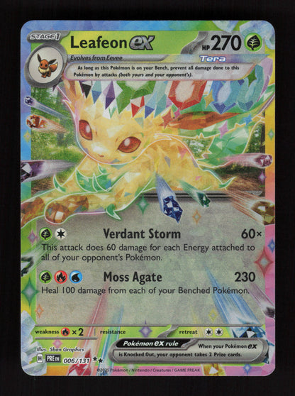 Leafeon ex 006/131 - Double Rare - SV: Prismatic Evolutions