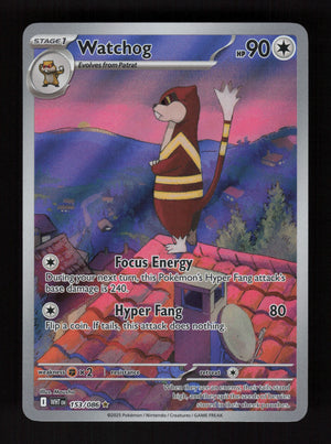 Watchog 153/086 - Illustration Rare - White Flare