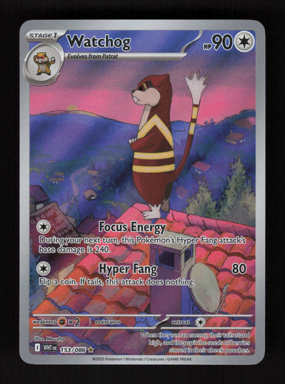 Watchog 153/086 - Illustration Rare - White Flare