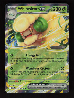 Whimsicott ex 005/086 - Double Rare - SV: White Flare