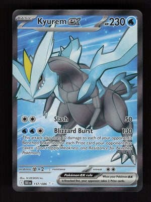 Kyurem ex 157/086 - Ultra Rare - Black Bolt