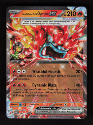 Hearthflame Mask Ogerpon ex 040/167 - Double Rare - SV06: Twilight Masquerade
