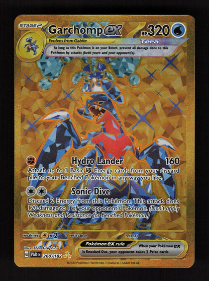 Garchomp ex 260/182 - Hyper Rare - Paradox Rift