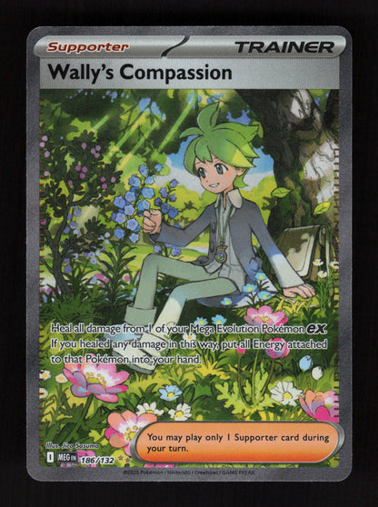 Wally's Compassion 186/132 - Special Illustration Rare - Mega Evolution