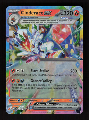 Cinderace ex 038/217 - Double Rare - Ascended Heroes