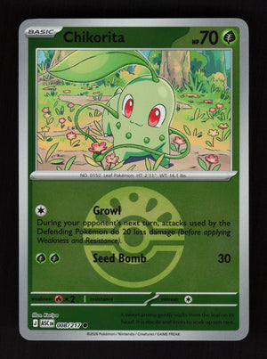 Chikorita 008/217- Ball Reverse Holo - Ascended Heroes