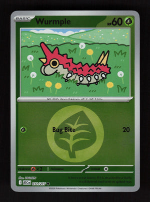 Wurmple 011/217- Energy Reverse Holo - Ascended Heroes