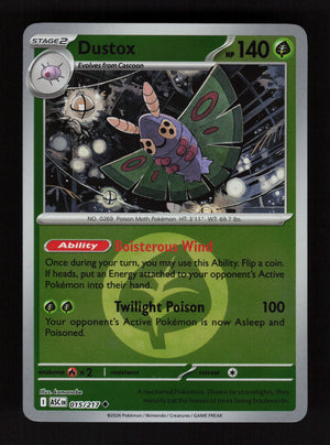 Dustox 015/217- Energy Reverse Holo - Ascended Heroes