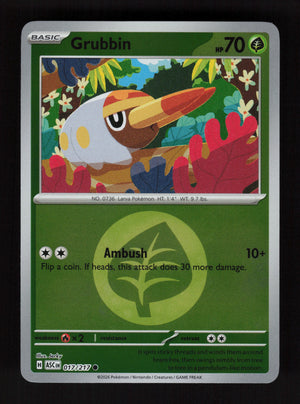 Grubbin 017/217- Energy Reverse Holo - Ascended Heroes