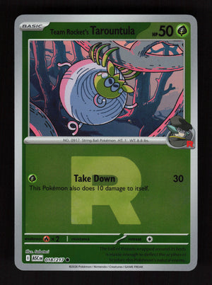 Team Rocket's Tarountula 018/217- Ball Reverse Holo - Ascended Heroes