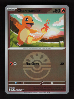 Charmander 020/217- Ball Reverse Holo - Ascended Heroes
