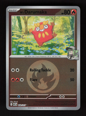 N's Darumaka 032/217- Energy Reverse Holo - Ascended Heroes