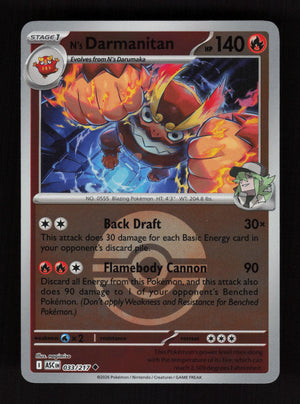 N's Darmanitan 033/217- Ball Reverse Holo - Ascended Heroes