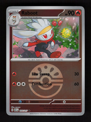 Raboot 037/217- Ball Reverse Holo - Ascended Heroes