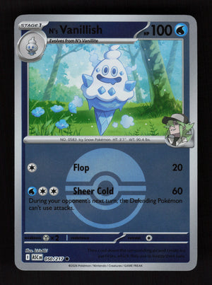 N's Vanillish 050/217- Ball Reverse Holo - Ascended Heroes