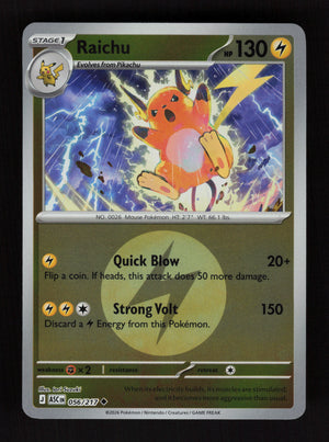 Raichu 056/217 - Energy Reverse Holo - Ascended Heroes
