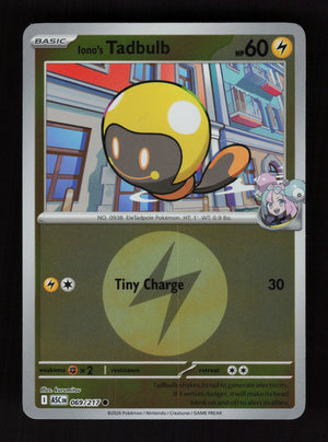 Iono's Tadbulb 069/217 - Energy Reverse Holo - Ascended Heroes