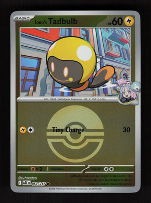 Iono's Tadbulb 069/217 - Ball Reverse Holo - Ascended Heroes