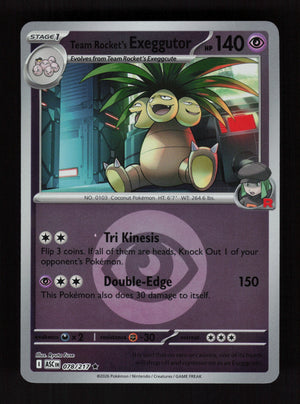Team Rocket's Exeggutor 078/217 - Energy Reverse Holo - Ascended Heroes