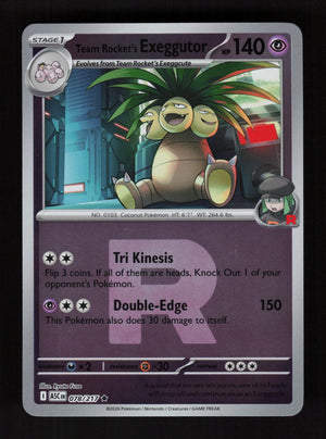Team Rocket's Exeggutor 078/217 - Ball Reverse Holo - Ascended Heroes