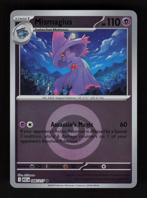 Mismagius 086/217 - Energy Reverse Holo - Ascended Heroes
