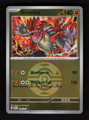 Groudon 108/217 - Ball Reverse Holo - Ascended Heroes