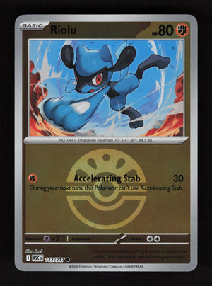 Riolu 112/217 - Ball Reverse Holo - Ascended Heroes