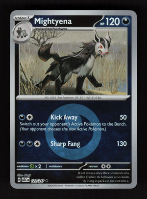Mightyena 129/217 - Energy Reverse Holo - Ascended Heroes