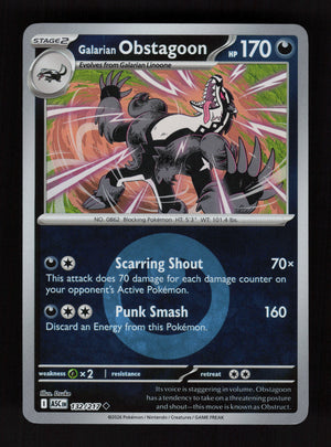 Galarian Obstagoon 132/217 - Energy Reverse Holo - Ascended Heroes