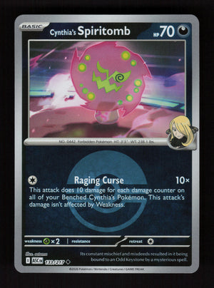 Cynthia's Spiritomb 133/217 - Ball Reverse Holo - Ascended Heroes