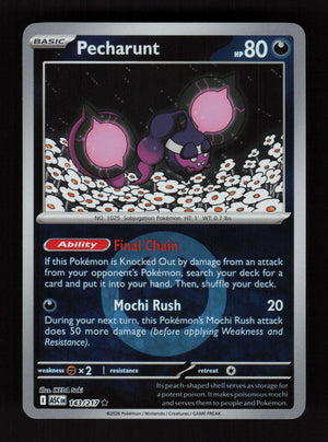 Pecharunt 143/217 - Energy Reverse Holo - Ascended Heroes
