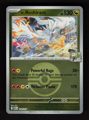 N's Reshiram 154/217 - Ball Reverse Holo - Ascended Heroes