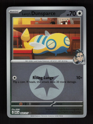 Larry's Dunsparce 163/217 - Energy Reverse Holo - Ascended Heroes