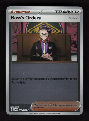 Boss's Orders 183/217 - Reverse Holo - Ascended Heroes