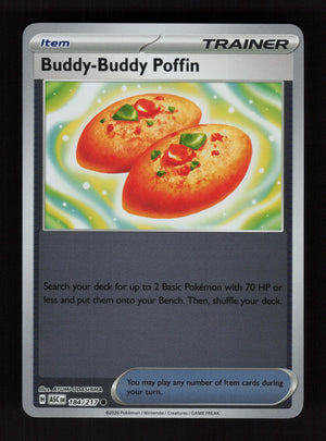 Buddy-Buddy Poffin 184/217 - Reverse Holo - Ascended Heroes