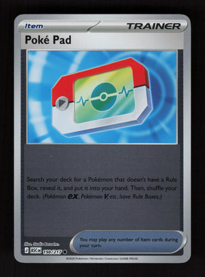 Poké Pad 198/217 - Reverse Holo - Ascended Heroes