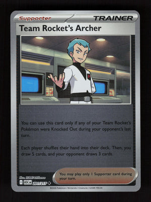 Team Rocket's Archer 201/217 - Reverse Holo - Ascended Heroes