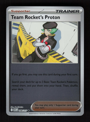 Team Rocket's Proton 208/217 - Reverse Holo - Ascended Heroes