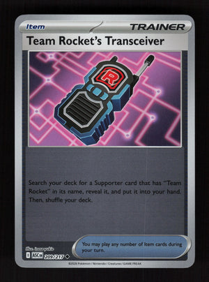 Team Rocket's Transceiver 209/217 - Reverse Holo - Ascended Heroes