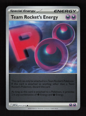 Team Rocket's Energy 217/217 - Reverse Holo - Ascended Heroes