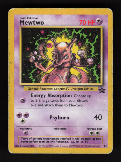 Mewtwo Black star promo 14  - WOTC