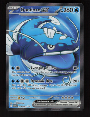 Dondozo ex 211/182 - Ultra Rare - SV10: Destined Rivals