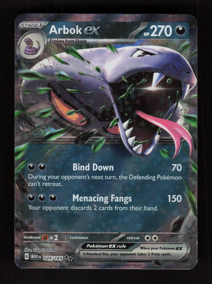 Arbok ex 024/165 - Double Rare - 151 MEW