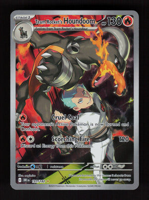 Team Rocket's Houndoom 191/182 - Illustration Rare - Destined Rivals