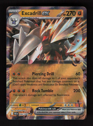 Excadrill ex 046/086 - Double Rare - Black Bolt