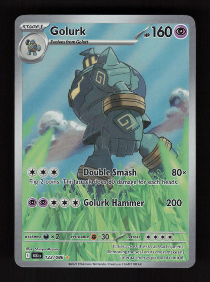 Golurk 123/086 - Illustration Rare - Black Bolt