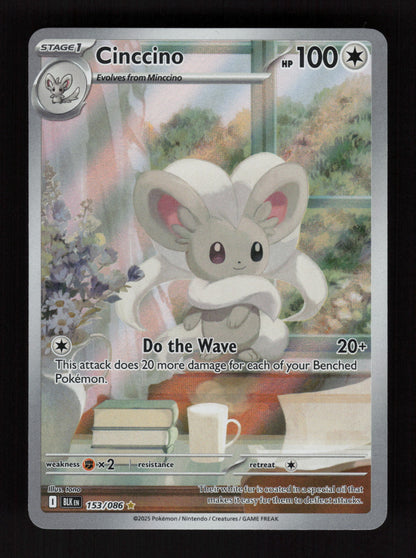 Cinccino 153/086 - Illustration Rare - Black Bolt