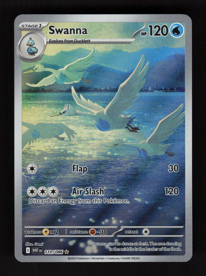 Swanna 110/086 - Illustration Rare - White Flare